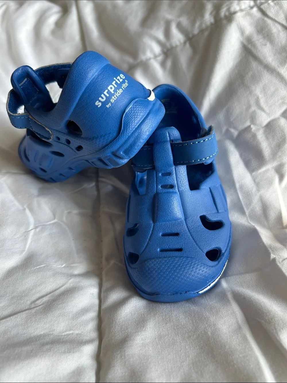 Stride Rite Kids' Blue Closed-Toe Sandals